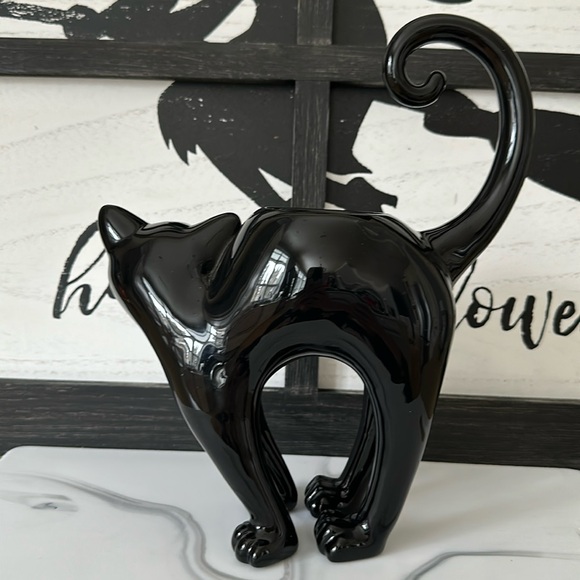 🎃Halloween Spooky Cat Ceramic Tea light Holder - Picture 2 of 4